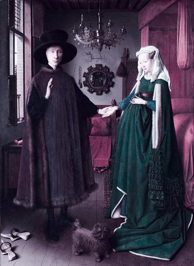 Infrared reflectography version